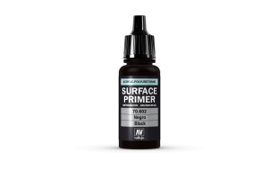 Acrylic Polyurethane Primer Black 17ml