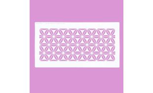 Cassie Brown Geometric Flowers 2 Part Stencil