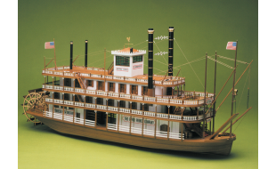 Mantua Models 1/50 Scale Mississippi Paddle Steam Boat Model Kit