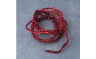 Red Christmas Tinsel for 12th Scale Dolls House