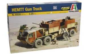 Italeri 1/35 Scale HEMTT Gun Truck Model Kit