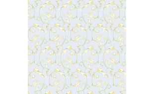 Blue Creeping Vine Wallpaper for 12th Scale Dolls House