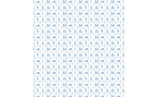 Blue Delft Tile Wallpaper for 12th Scale Dolls House