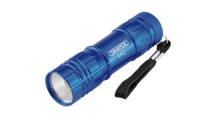 COB LED Aluminium Hand Torch (3 X AAA Batteries Supplied)