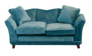 Teal Modern Sofa for 12th Scale Dolls House