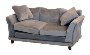 Grey Modern Sofa for 12th Scale Dolls House