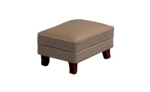 Grey Footstool for 12th Scale Dolls House