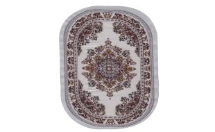Cream Large Oval Carpet for 12th Scale Dolls House
