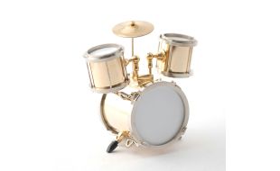 Drum Set Gold for 12th Scale Dolls House