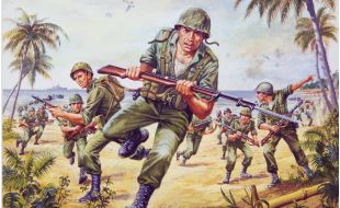 Airfix 1/76 Scale US Marines Model Kit