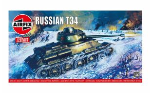 Airfix 1/76 Scale Russian T34 Model Kit