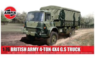 Airfix 1/76 Scale British Army 4-ton 4 x 4 G.S Truck Model Kit