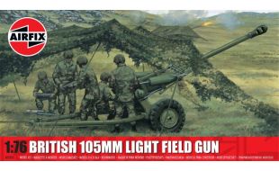 Airfix 1/76 Scale British 105mm Light Field Gun Model Kit