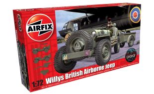 Airfix 1/72 Scale Willys MB Jeep Model Kit
