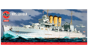 Airfix 1/600 Scale HMS Suffolk Model Kit