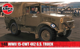 Airfix 1/48 Scale WWII 15-cwt 4 x 2 G.S. Truck Model Kit