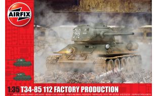 Airfix 1/35 Scale T34/85 II2 Factory Production Model Kit
