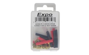 Expo Micro spade connectors 10 male and 10 Female