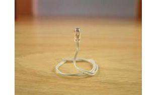Clear 3v Grain of Wheat Bulbs