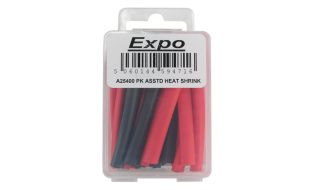 Expo Heat Shrink Tubing Red and Black Assorted Sizes