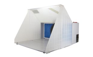 Portable Airbrush Spray Booth with Turntable and Extractor Fan