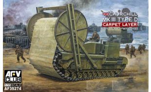 AFV Club 1/35 Scale Churchill MK.III Type D Carpet Layer Model Kit