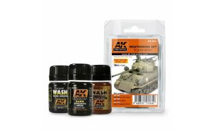 AK Interactive Weathering Set for Green Vehicles