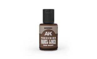 AK Interactive Dark Brown Precision Panel Liner
