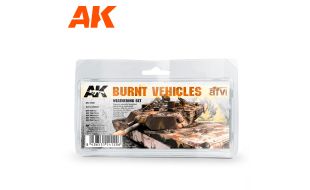 AK Interactive Burnt Vehicles Weathering Set