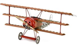 Artesania Latina 1/16 Scale Fokker Dr.1 Red Barron Model Kit