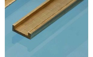 Albion Alloys Brass C Channel 305mm Lengths