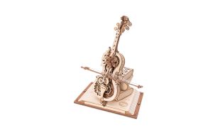 ROKR Magic Cello Music Box Wooden Model Kit