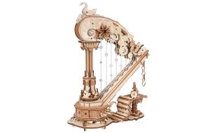ROKR Magic Harp Music Box Wooden Model Kit
