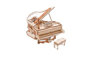 ROKR Magic Piano Music Box Wooden Model Kit