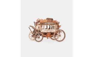 ROKR Stagecoach Music Box Wooden Model Kit