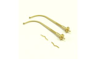 Aeronaut Brass Davits With Swivel Base and Cleat