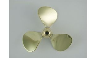 Brass Propeller, 3 Blade, M4 - Various Sizes