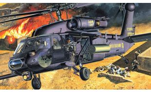 Academy 1/35 Scale Sikorsky AH-60L DAP Black Hawk Plastic Model Kit