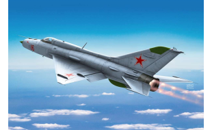 Academy 1/48 Scale Russian Air Force MiG-21PF Fishbed-D Fighter Model Kit