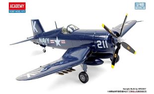 Academy 1/48 Scale USN F4U-4 Corsair "Battle of Jangjin Reservoir" Model Kit