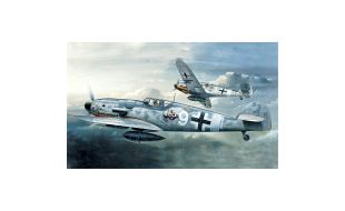 Academy 1/72 Scale German Air Force Messerschmitt Bf 109G Fighter Model Kit