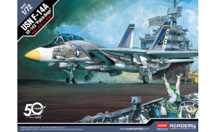Academy 1/72 Scale USN F-14A Tomcat VF-143 Pukin' Dogs Model Kit