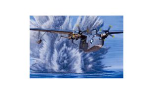 Academy 1/72 Scale USN PBM-5A Mariner Flying Boat, ca.1947-58 Model Kit