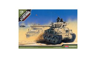 Academy 1/35 Scale Israeli Army IDF M-51 Super Sherman Medium Tank Model Kit