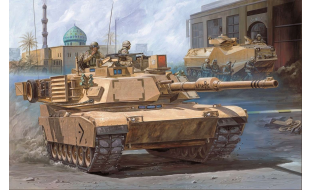Academy 1/72 Scale USMC M1A1 Abrams Tank Model Kit