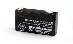 6V-1.2 Ah Powercell Gel Battery