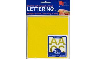 Vinyl Lettering Gloss Yellow