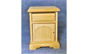 Bare Wood Night Stand for 12th Scale Dolls House