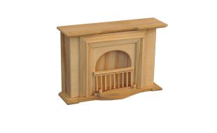 Bare Wood Georgian Fireplace for 12th Scale Dolls House