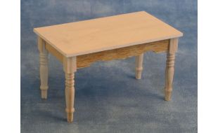 Bare Wood Table for 12th Scale Dolls House